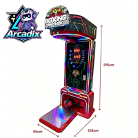 MAKER Machine d'arcade simulateur de boxe et de kick-boxing à fort potentiel de profit, jeu interactif de frappe au sac de boxe, Maquina De Boxeo pour cinémas et salons