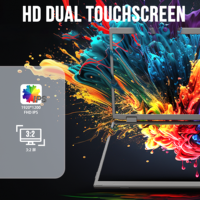Oferta Especial: Laptop 2 en 1 con Pantalla Táctil Dual, Procesador Intel N100, 14 Pulgadas, 16GB de RAM, 512GB SSD NVME, 1920*1200, con Rotación de 360 Grados °   Grado en YOGA