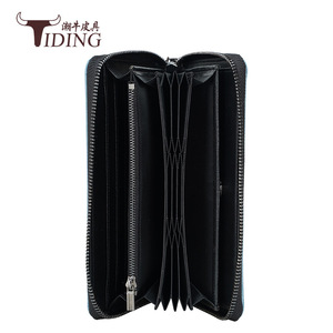 Cartera larga azul Tiding unisex con protección RFID antirrobo para uso diario - Product Image 3