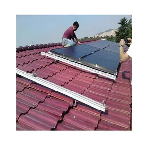 Năng lượng mặt trời kim loại pitched Roof gắn cấu trúc năng lượng mặt trời hình thang tấm kim loại mái chân đế