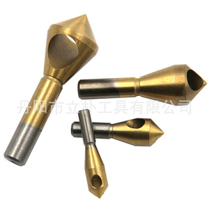 4Pc Set Titanium Plated Hss Beveling Tool Internal Chip Removal For Steel Countersink Drill Bit - Product Image 3