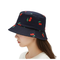 Chapeau Bob en Toile 100% Polyester avec Broderie 3D Personnage, Imprimé Numérique, Modèle Xuancui CRT-1008, Nouveau 2019, pour Pêche et Activités de Plein Air