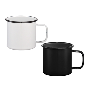 Logotipo verde impreso personalizado barato al por mayor taza de esmalte para Camping café viaje para Camitz cuarto y orgullo Texas cola Zyr - Product Image 2