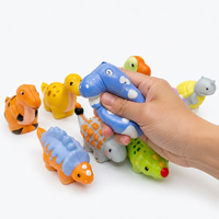 Nouvelle Collection 2026 : Lot de Jouets Squishy Dinosaures Colorés en Forme de Dessin Animé, Doux et à Rebond Lent, Anti-Stress pour Enfants