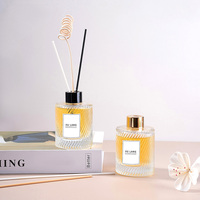 Bouteille diffuseur de parfum d'ambiance créative et vide de 150 ml, ronde, pour aromathérapie, avec boîte – Vente en gros directe usine