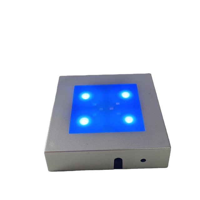 3D Multicolor Led Light Stand Base square USB Powered LED Light Base for Crystal and Glass Art