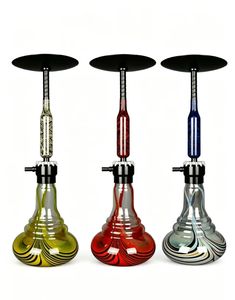 Moderno Set de Shisha de Vidrio Esmerilado, Hookah de Acero Inoxidable con Cazoleta y Manguera para Bar, Viajes, Regalo - Product Image 1