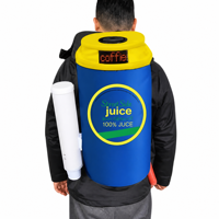 Distributeur d'Eau Portable à Dos 15L en Gros pour Bière et Boissons avec Haut-Parleurs/Vendeur Ambulant Mobile