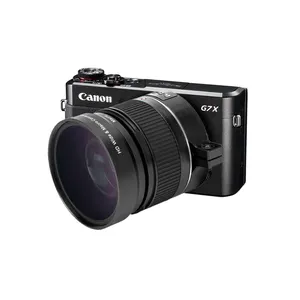 Montura de cámara externa de 16MM, lente Macro de gran angular 15X para Canon G7X Mark III