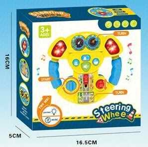 Volant en plastique <span class=keywords><strong>jouet</strong></span> éducatif conduite contrôleur véhicules son Simulation <span class=keywords><strong>jouet</strong></span> d'apprentissage pour les enfants - Product Image 6