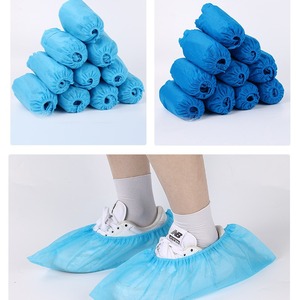 La Fábrica Protectora SP/Zizhu Shanghai suministra cubrezapatos desechables de PVC azul para fábricas de alimentos, talleres y uso doméstico. - Product Image 5