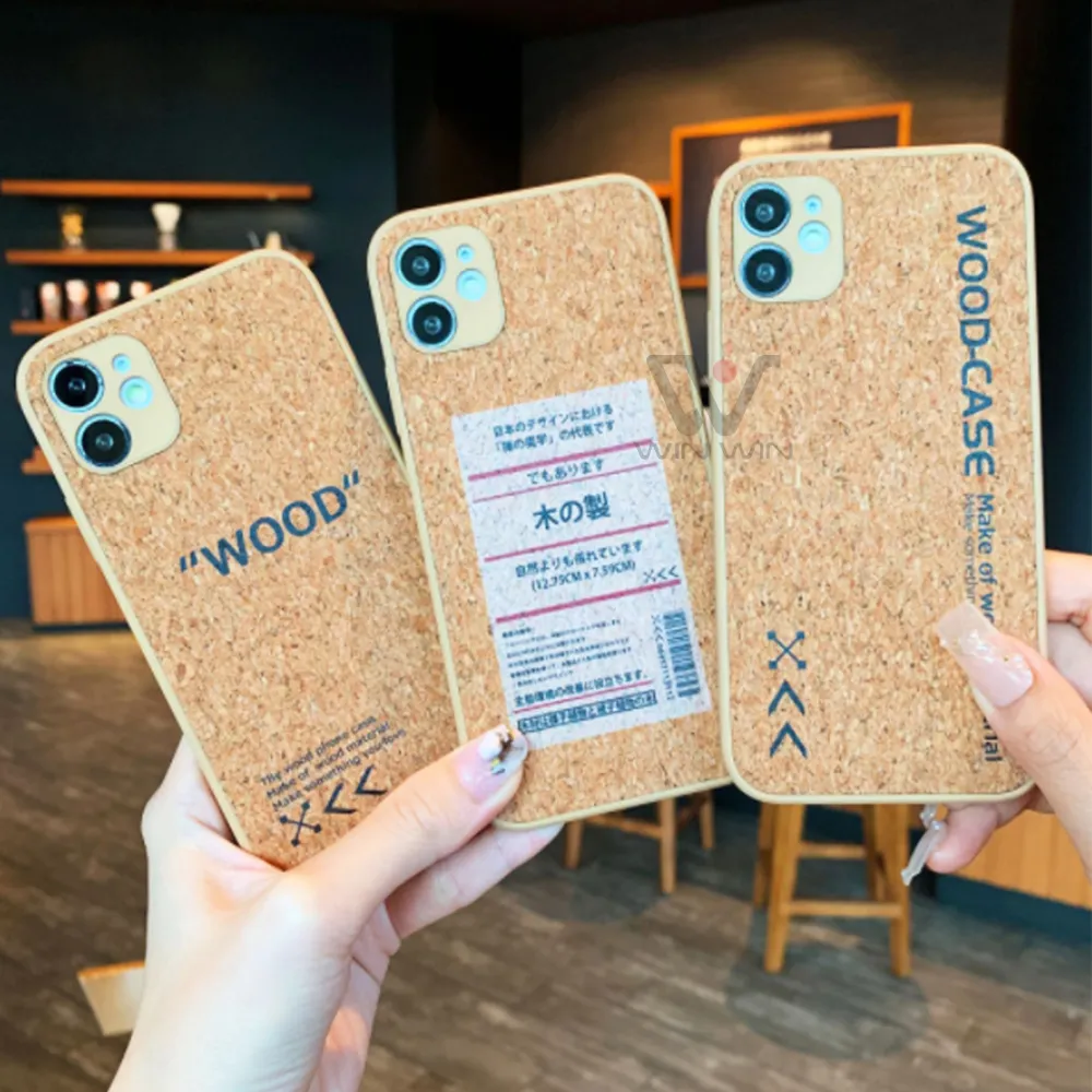 2023 New Product Cork Phone Cover All Inclusive Anti-drop Phone Case For iPhone 11 12 13 14 15 Pro Max Plus Mini