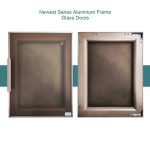 Armario de Dormitorio Moderno Minimalista MATA MT-HFGD01, de Metal Dorado con Puertas de Vidrio, Venta al Por Mayor - Product Image 1