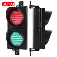 Feu de signalisation LED rouge-vert haute visibilité 100 mm pour barrière de stationnement, guidage des véhicules et contrôle d'entrée/sortie