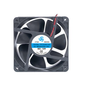 Cao-luồng không khí 120 mét bóng mang Điện Quạt làm mát 6000-6500 vòng/phút 250 + CFM lưỡi nhựa DC 12V ODM OEM - Product Image 2