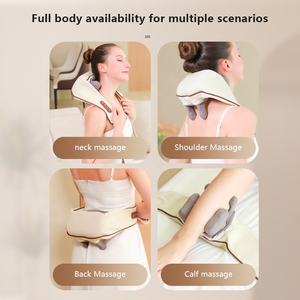 Mini Cinturón Masajeador Inalámbrico con Calor Eléctrico, Masajeador Shiatsu de Tejido Profundo para Cuello y Hombros, Alivio del Dolor Muscular - Product Image 4