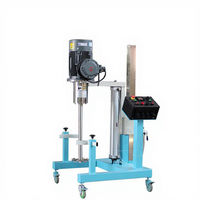 Machine d'homogénéisation de mélangeur de dispersion de cisaillement à grande vitesse de levage pneumatique à moteur EX