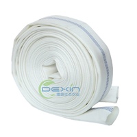 Tuyau d'incendie en PVC blanc DEXIN pour l'irrigation agricole et domestique, personnalisable, pression de service de 6 bars, utilisation avec pompe à eau
