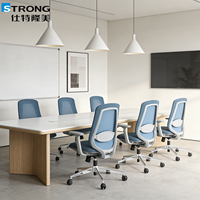 Échantillon Gratuit - Chaise de Bureau Exécutive Ergonomique en Tissu, Confortable, à Dossier Moyen, Pivotante, pour Gaming sur Ordinateur, Ajustable - Vente en Gros