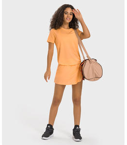 Damen Casual Tennis Golf Workout Active wear 2-teiliger Minirock Sport Gym Fitness Anzug für Erwachsene Fabrik Großhandel - Product Image 5