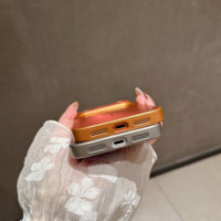 Casing HP Baru dengan Lensa Kaca Bingkai Besar untuk iPhone 17 16 15 14 13 Pro Max 17 Pro, Cover Keras PC Magnetik