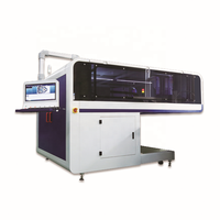 Harga pabrik format besar printer hibrida layar oval otomatis untuk kaus garmen Cetak hoodie