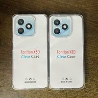 Étui de téléphone portable en TPU transparent de luxe pour Honor X9D X8D X7D X6D Vente en gros Coque arrière souple transparente en TPU