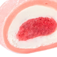 Mochi Daifuku aux fraises et au fromage, surgelé, soyeux et moelleux, garniture à la crème de riz glutineux, apprécié des enfants, collation pour la pause au bureau, service OEM