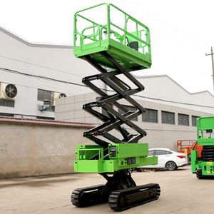 Gran oferta, 6m, 8m, 10m, 12m, 14m, 16m, vehículo de elevación media, nivelación automática, elevador de andamio eléctrico, elevador de tijera hidráulico - Product Image 5