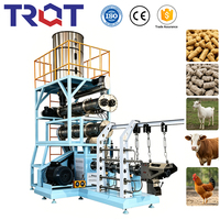 Machine extrudeuse d'aliments pour poissons flottants certifiée CE, machine à fabriquer des aliments pour poissons flottants et coulants pour l'élevage