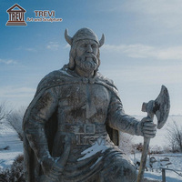 Sculpture de Dieu nordique célèbre, décoration, figure en bronze grandeur nature, statue viking à vendre