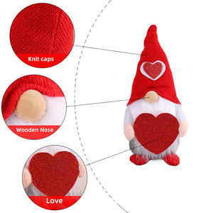 Muñeca de Trapo Tejida para el Día de San Valentín y Pascua 2026, Muñeca sin Rostro con Lazo y Arco, Venta al por Mayor - Product Image 4
