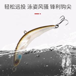 Multifunktion ale realistische Aktion der Wasser "Elritze Köder Made in China - Product Image 6