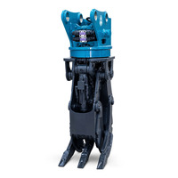 We-Attach WGW04 Certifié CE, Grappin hydraulique pour bois et pierres, pour excavatrice de 7-11 tonnes, à vendre