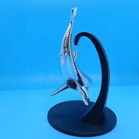 OEM Mini PVC Requin Ornement Électrolytique Intégré NFC Collection Décoratif Affichage Jouet Figure