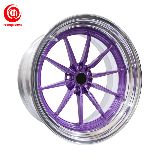 New Bright 18 Inch 5x114.3 Alloy 3 Piece Forged Wheel for Cars (Aftermarket)-3 Year Warranty Customizable PCD & ET