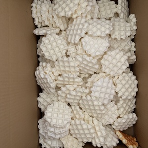 Modelo de Comida de Simulación con Textura Suave y Húmeda, Waffle Belga de Color Blanco, Sabor Original a Chocolate, Set para Fiestas y Bodas - Product Image 5
