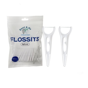 Bâtonnets de soie <span class=keywords><strong>dentaire</strong></span> en V, 30 pièces en sachet scellé, pour les molaires difficiles d'accès, soin buccal quotidien, doux pour les gencives, en stock - Product Image 6