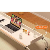 Vente en gros, table de lit pour ordinateur portable à hauteur réglable, bureau sur lit, dessus de lit, table sur roulettes