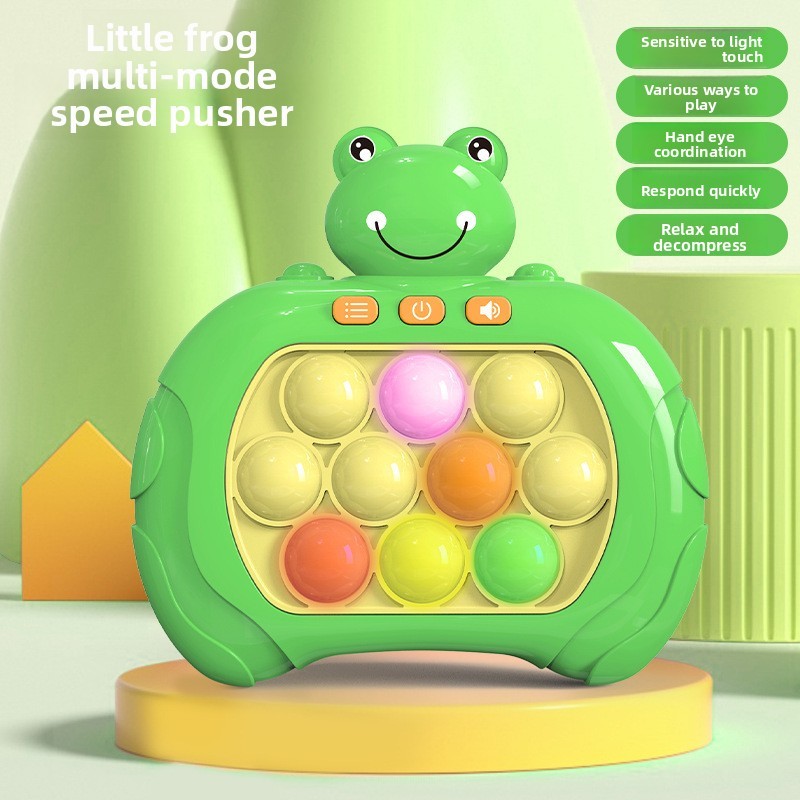little frog push game machine-upgrade 999 level