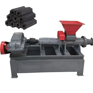 Charcoal Dust Briquette Extruding Machine Coal Stick Briquette Extruder Dust Breeze Charcoal Sticks Briquette Extruder Machine