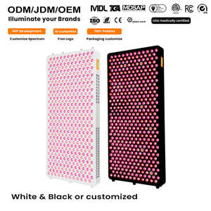 Nouvelle série panneau de thérapie par la lumière rouge de qualité médicale RLPRO600 avec 8 vagues ou 9 vagues soins de la peau à double puce pour le logo APP complet du corps - Product Image 5