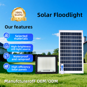 Reflectores LED Solares para Exteriores 2025, Resistentes al Agua IP65, 30W 50W 100W 150W 200W 300W, Lámparas Solares de Alta Potencia CET-105B - Product Image 3