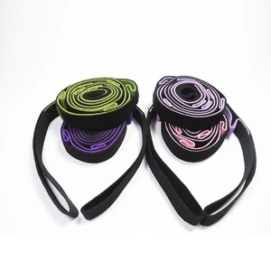 Sangle de yoga Ps 2,5x200 cm avec 10 anneaux, bande de résistance pour fitness, étirements, yoga aérien et mise en forme du corps - Product Image 2