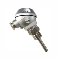 Sonda Industrial de Acero Inoxidable para Medición de Temperatura, Termopar Tipo K, Tipo Pt100