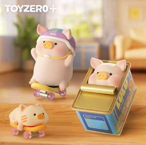 TOYZEROPLUS LULU le cochon reste avec vous boîte aveugle mignon cochon floqué figurine à collectionner ensemble de jouets 8 pièces étui complet pour cadeau et décor - Product Image 2