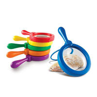 Big Kids Magnifying Glasses Acrylic Magnifier Learning Science Educational Toy 4.5x