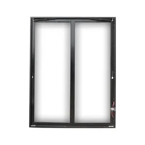 Wholesale Plug-In Island Freezer/ Supermarket Jumbo Freezer Showcase Side To Side Sliding Glass Door Manual Defrost Combined