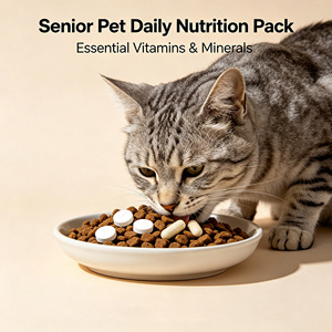 Integratore Nutrizionale Quotidiano per Cani e Gatti Anziani, Compresse Multivitaminiche con Condroitina e Probiotici, Assorbimento Rapido, Supporto per Articolazioni, Cuore, Fegato e Reni - Product Image 5