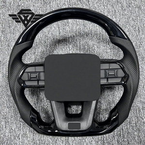 Mise à niveau LC300 Style personnalisé volant style SUV adapté pour Toyota <span class=keywords><strong>LAND</strong></span> <span class=keywords><strong>CRUISER</strong></span> LC79 LC76 Volant en bois de pêche - Product Image 1